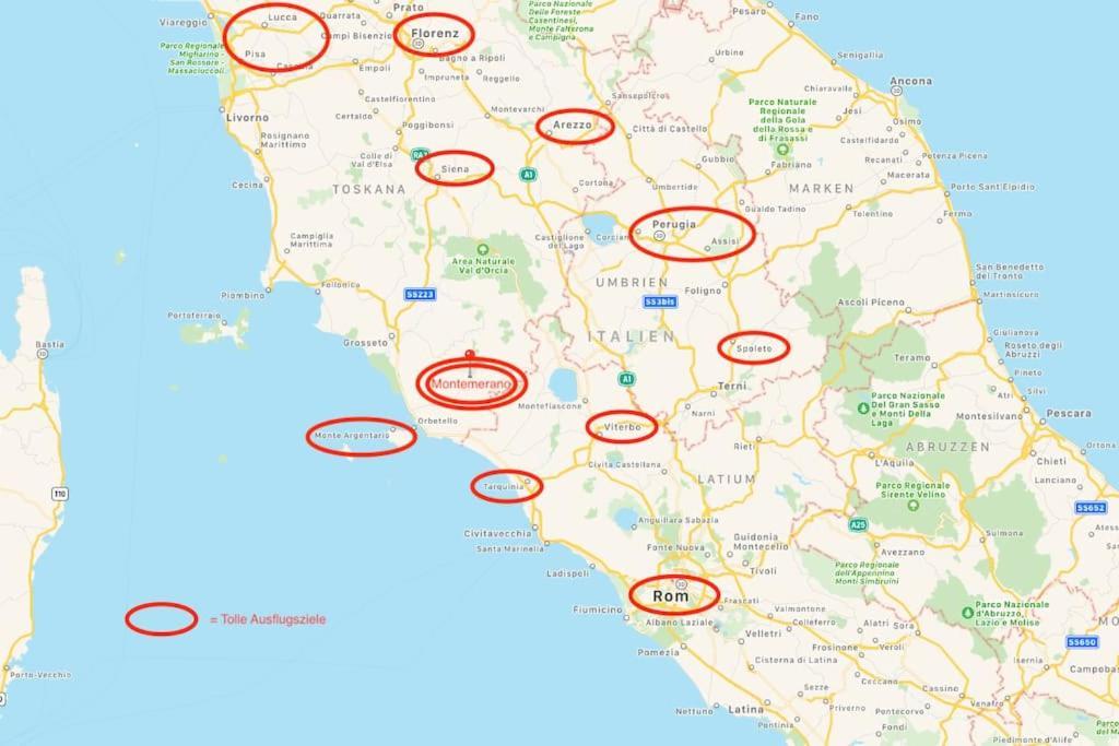 Zauber Im Turm - In Einem Der Schoensten Doerfer Montemerano Εξωτερικό φωτογραφία
